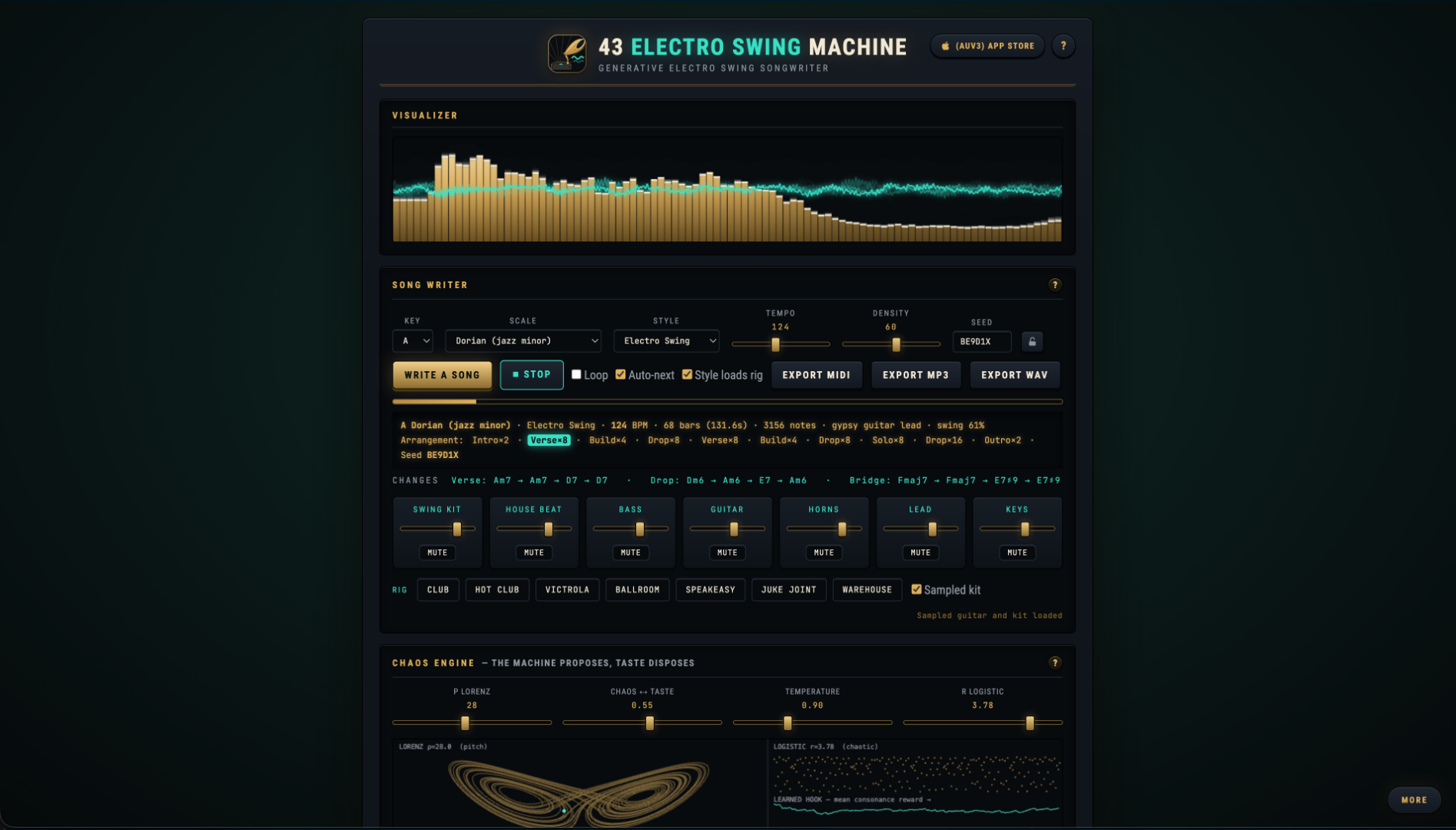 43 Electro Swing Machine screenshot