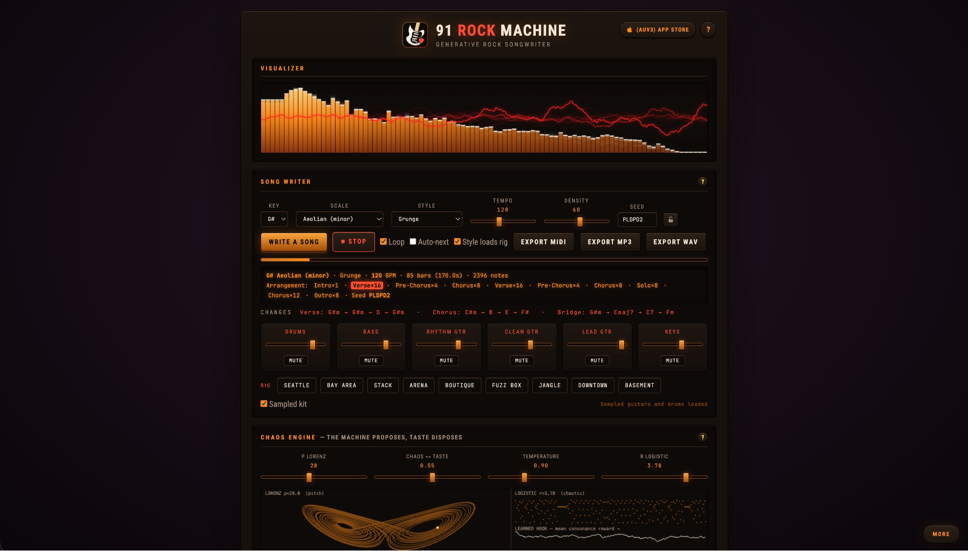 91 Rock Machine screenshot