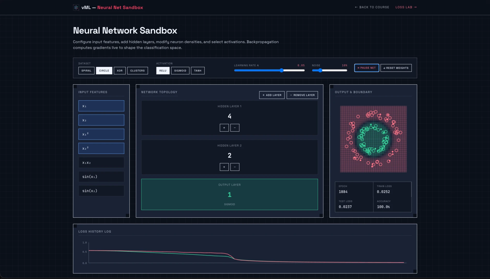 vMachine Learning screenshot